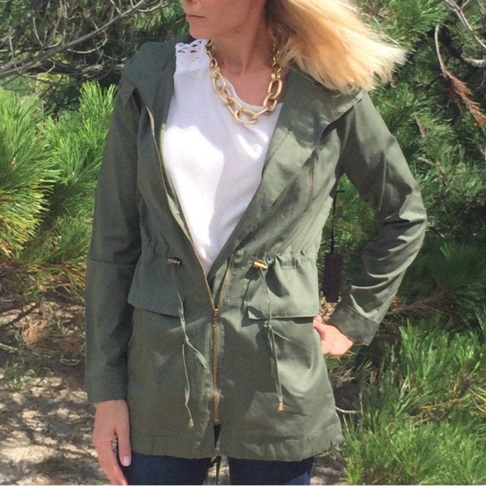 Hooded utility jacket